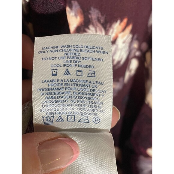 Land's End Red Floral Sheath Dress with Pockets Short Sleeve Women's 18W - Picture 7 of 14